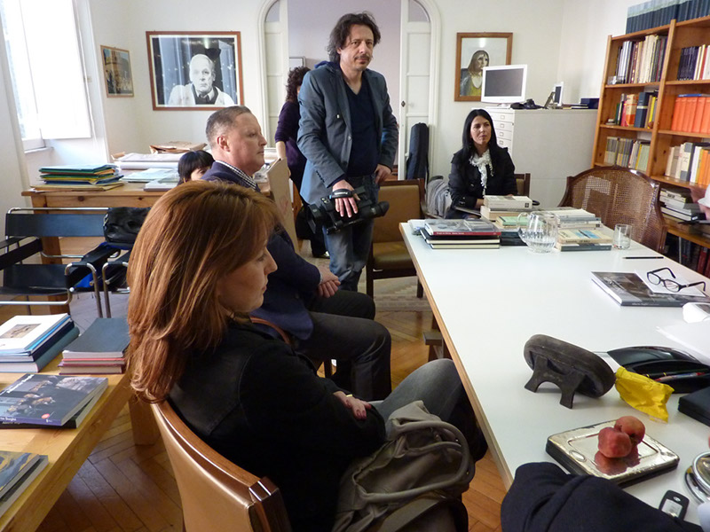 La Galleria Arte Pentagono nello Studio di Alberto Sughi-523
