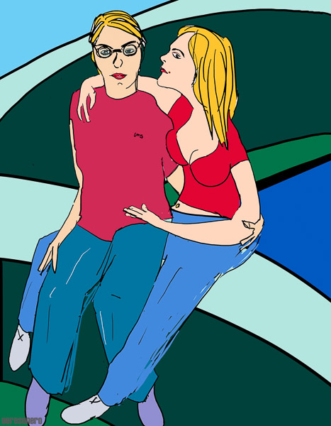 #144 Couple at night 2007