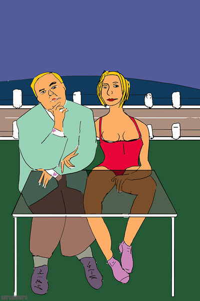 #58 Wife and Husband (Motorway break) 2007