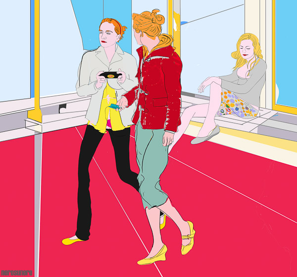 #181 Interior with three women 2008