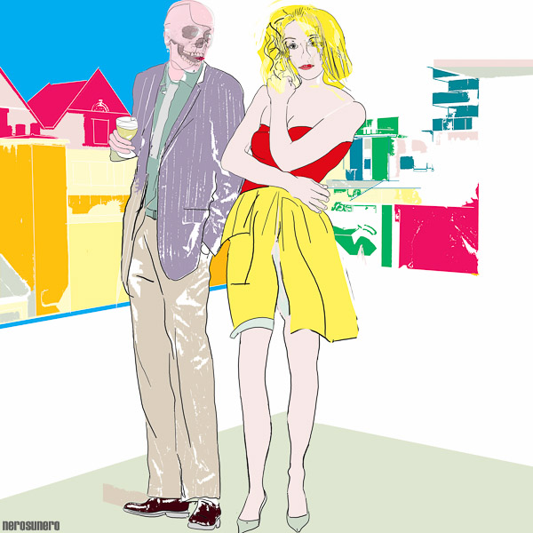 #200 Dinner for two (Skull series) 2008