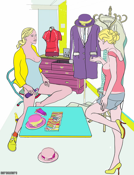 #201 Flat mates (Two tailors) 2008