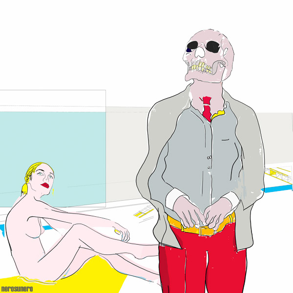 #204 Evening, towards the end (Skull series) 2008