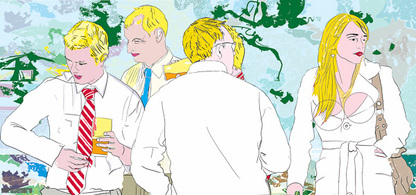 #214 Thursday Evening (Garden Bar) 2008