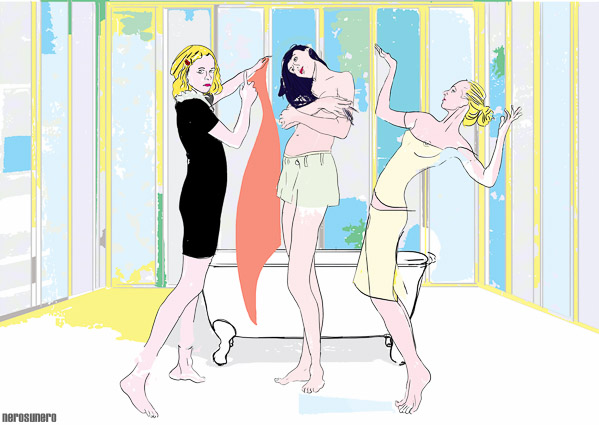 #216 After the bath. Three Graces 2008