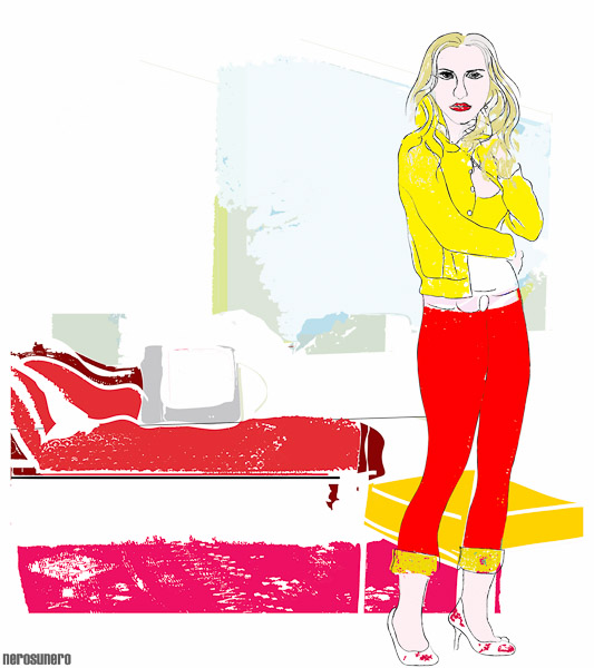 #229 Woman  in her room 2008