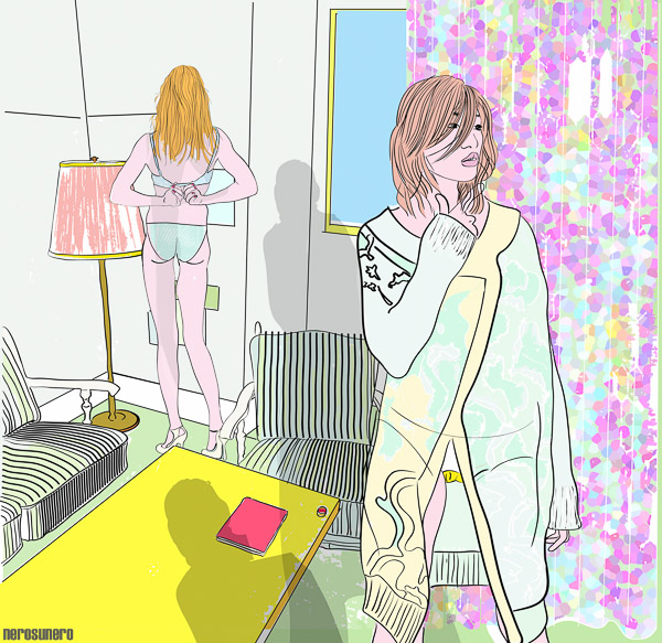 #286 Streaptease (two in a room) 2008