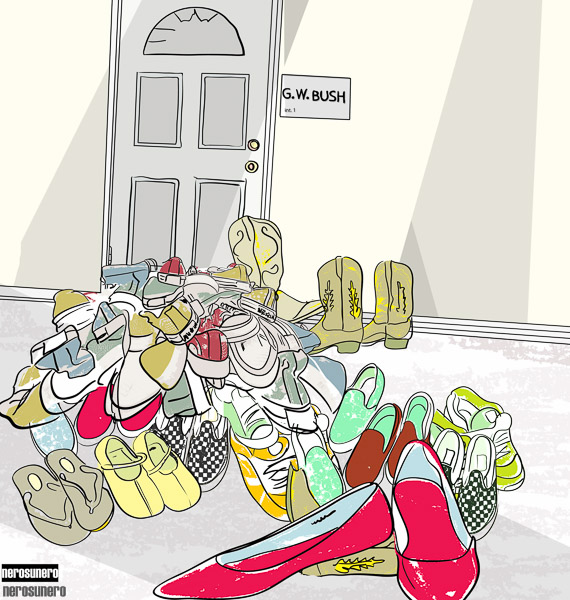 #317 Bush & Shoes 2008