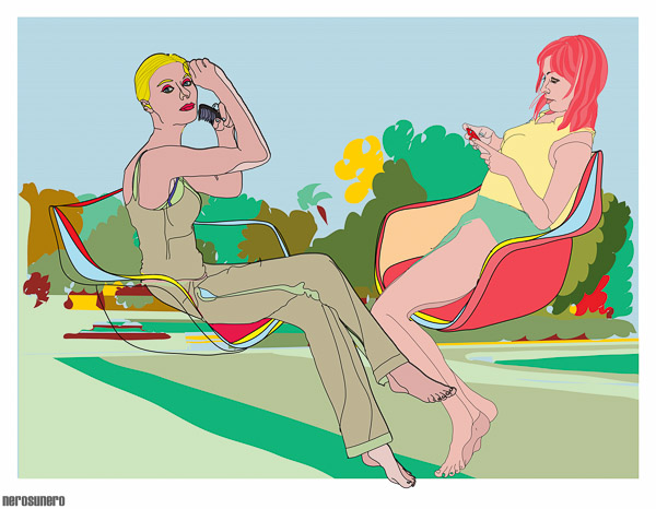 # 348 Afternoons. Relax at the green. 2009