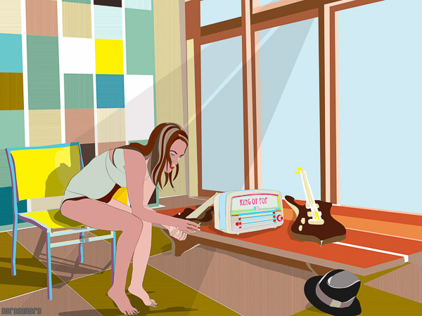 # 378 Evening (listening the King of Pop) 2009