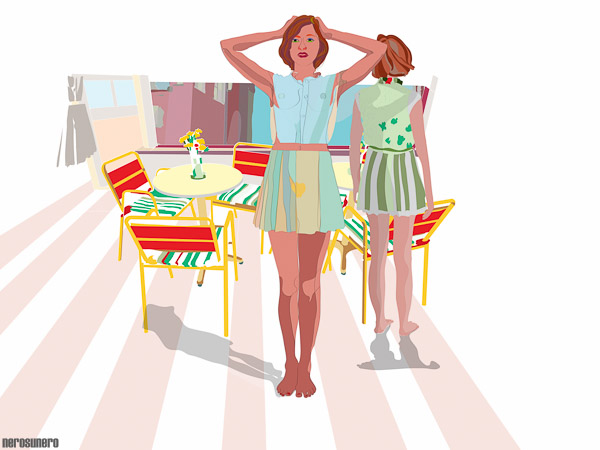 # 383 A summer evening in the kitchen 2009