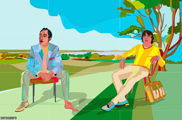 # 390 Two friends (Waiting Room) 2009