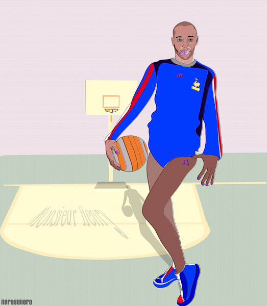 # 449 Monsieur Henry (Portrait of Monsieur Thierry Henry) 2009