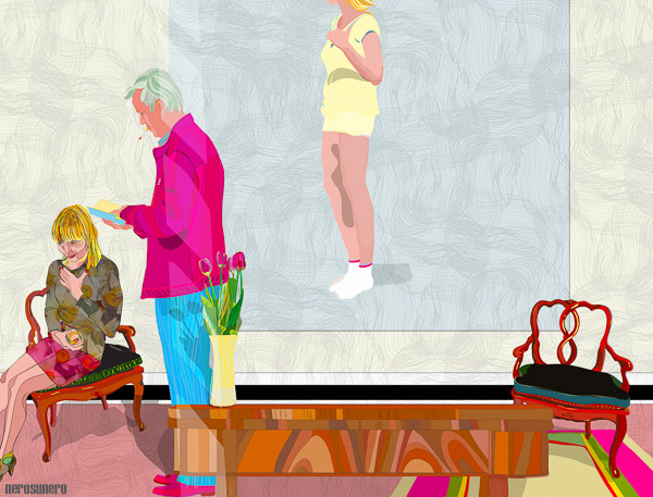 # 486 Interior with large painting (2) 2010