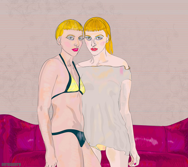 # 523 Two Girls (Two Friends) 2010