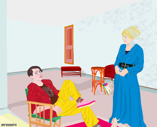 #520B Mother & Son (the Artist's Mother no 2) 2010