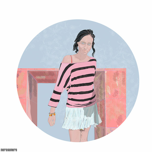 #561 Pink on Black 2011