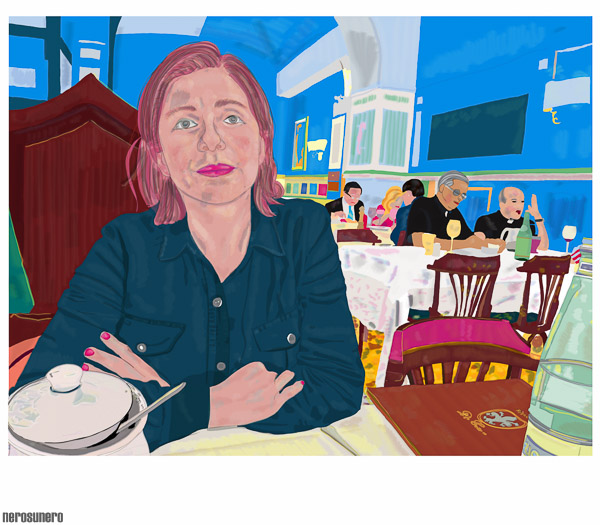 #570 Sara (At the Roman restaurant) 2011