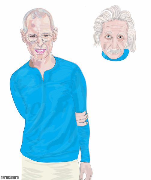#635 Genius (Steve Jobs and Albert Einstein) 2011