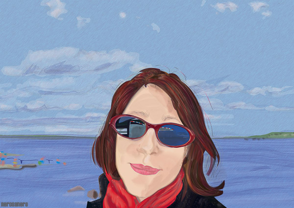 #655 Sarah with sun glasses 2012