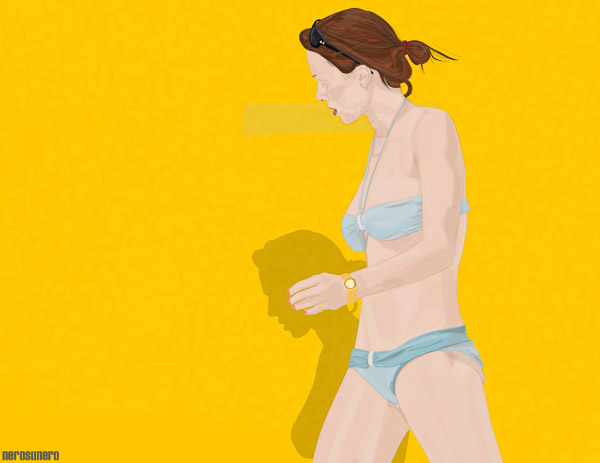 #663 Yellow #1 (Yellow on Black) 2012