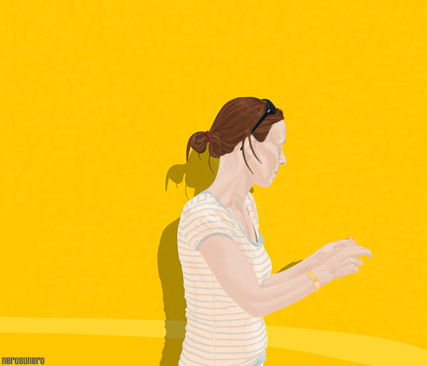 #666 Yellow #4 (Yellow on Black) 2012