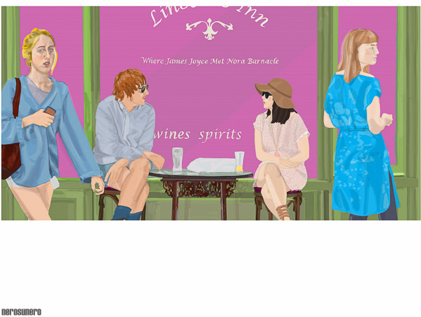 #670 James & Nora (wines & spirit, 2012) 2012