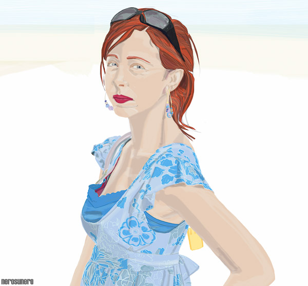 #689 Portrait at the beach 2012