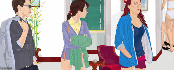 #690 Large Interior (Tryptic) 2012