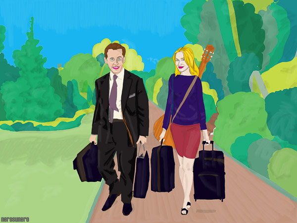 #697 Au Revoir (Monsieur Sarkozy and Madame Bruni) 2012