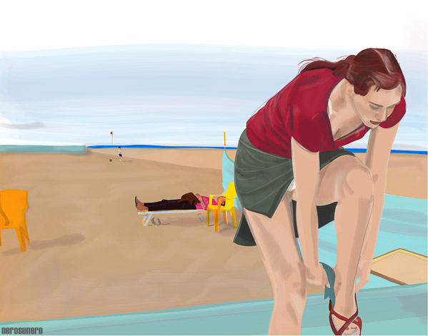 #712 At the Seashore (Late Afternoons) 2012