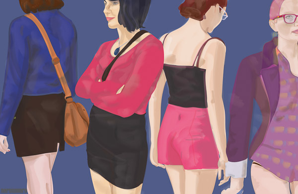 #751 Women in an empty space 2013