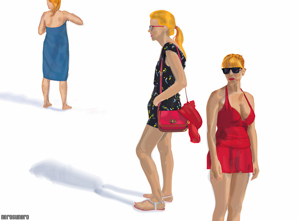 #768 The red hand bag 2013