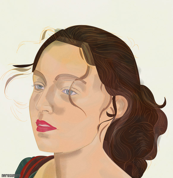 #812b Young girl (Walks #2) 2014