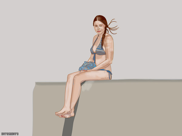 #839 An afternoon on the wall 2014