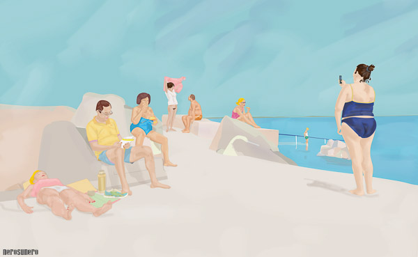 #843b Days at the beach 2014