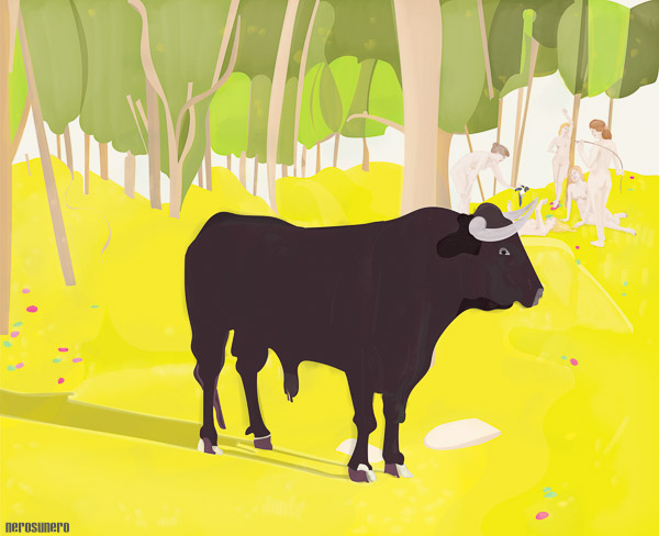 #855b The nymphs series 2014