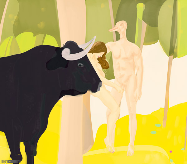 #855c The nymphs series (Apollo and the nymphs) 2014