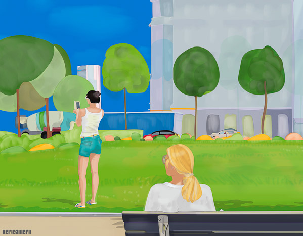 #871d Women (Mannheim Series no4/ Detail) 2014