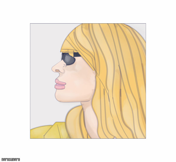 #875 Girl with glass no. 2 2014