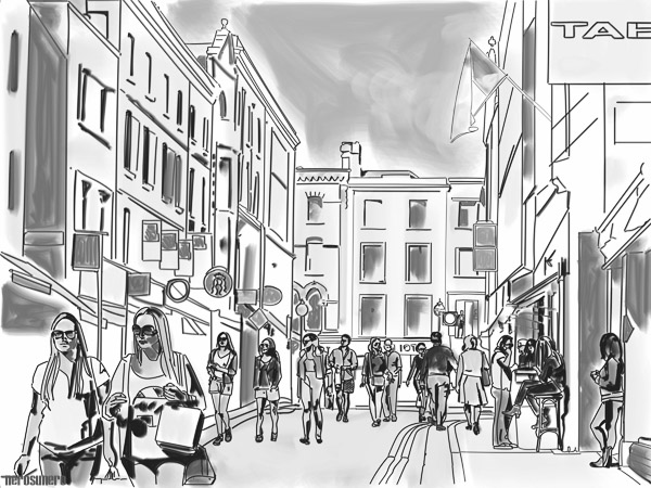 #911BW Chatam Street (/Black & White) 2015