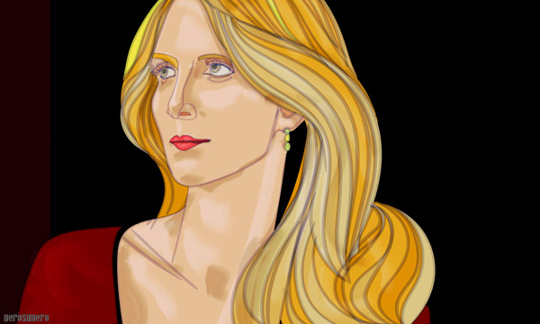 #912 Portrait of a conservative lady (Ann Coulter) 2015