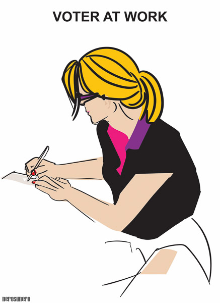 #942 Voter at work 2015