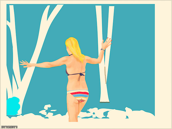 #955A Morning / Figure / Open Air (A) 2015