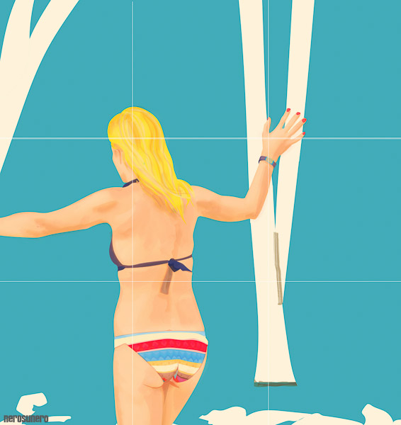 #955B Morning / Figure / Open Air (B) 2015