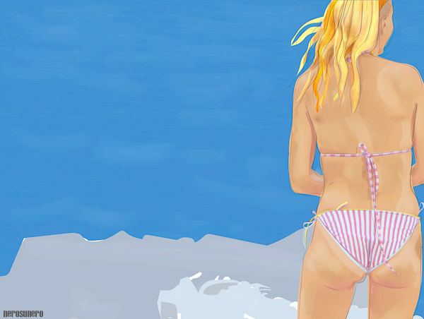 #958 Blue beach 2015