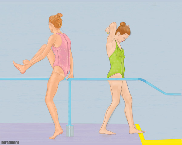 #965AB Two swimmers (AB) 2015