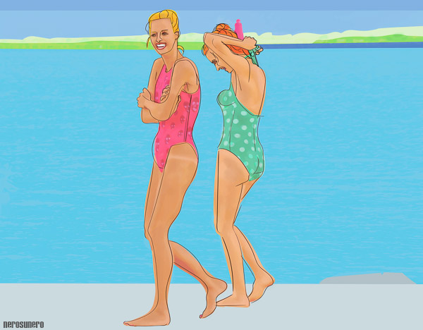 #966A Two Bathers No2 2015