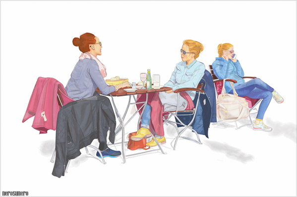 #976 Break at the coffee shop no 1 2015