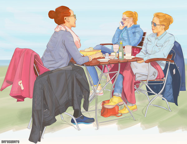 #977 Break at the coffee shop no 2 2015